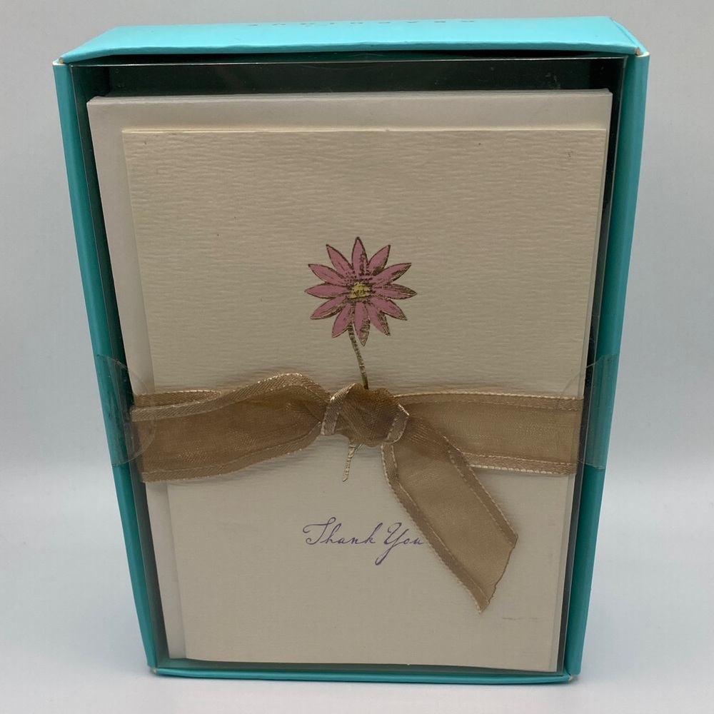 A Single Daisy Blank Thank You Cards by Graphique